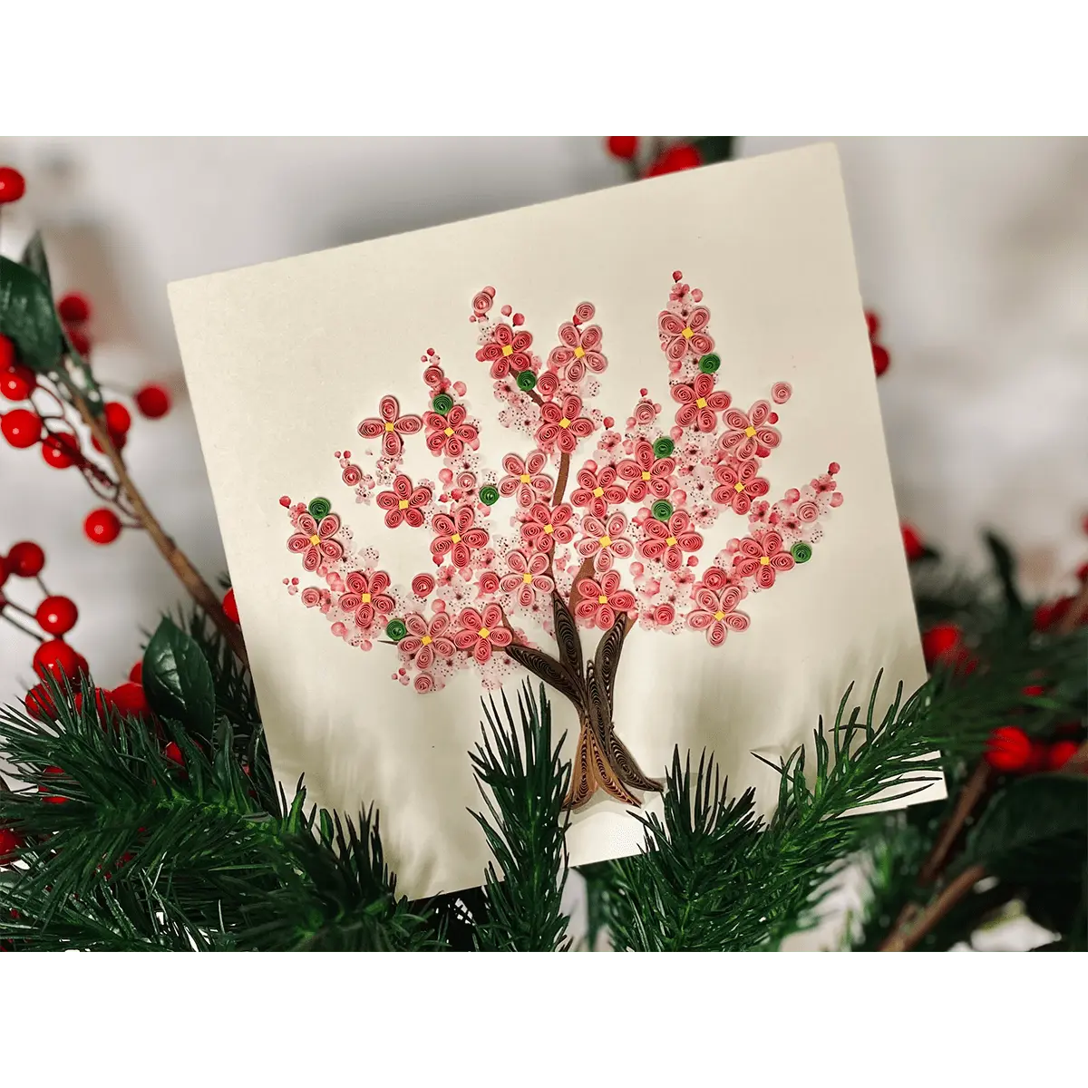 Pink Cherry Blossom 5×5