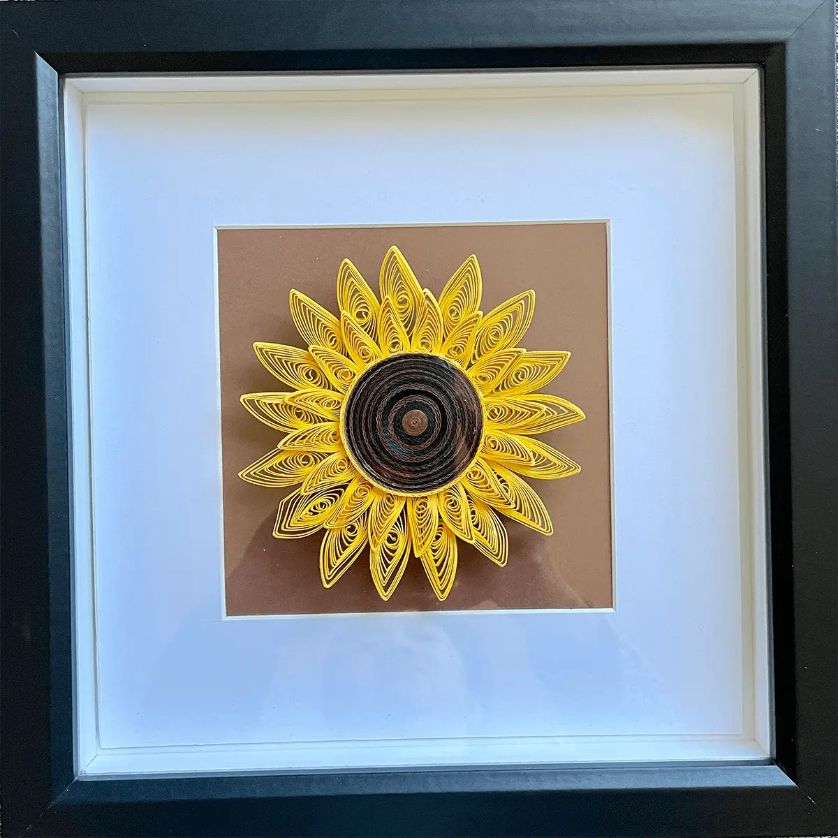 Sunflower 3D 5x5_Brown