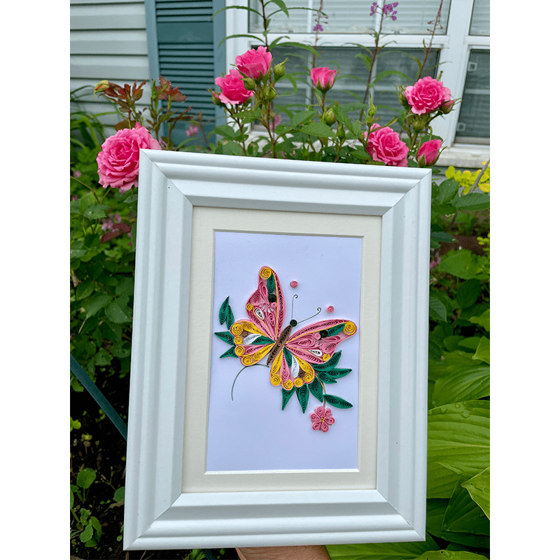 Pink Butterfly 4×6