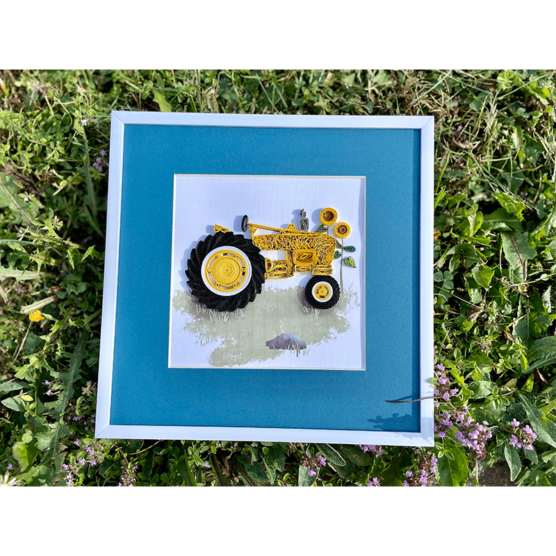 Tractor Yellow 5×5